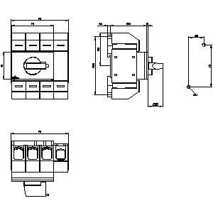 PLC 3KD0342-2LG20-3 Basic Devices Disconnecting Switch Shaft voor een soepele stroomregeling