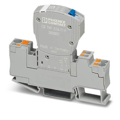 Phoenix Contact TM1 6A F1 P Thermal Magnetic Device Circuit Breaker 50V DC 5 polen