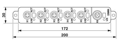 FL SWITCH 1605 M12 Industrial Ethernet Switch voor netwerken 2700200 door Phoenix Contact
