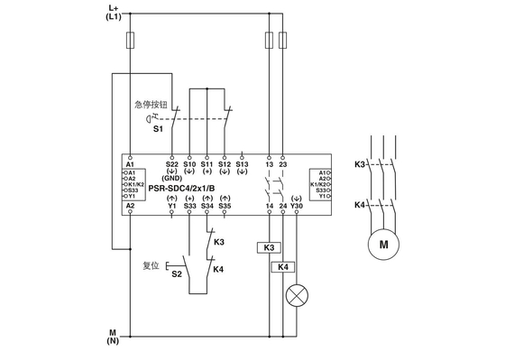 2981486 PSR-SCP-24DC/SDC4/2X1/B Phoenix Contact Safety Relays met spanningsrelaytheorie