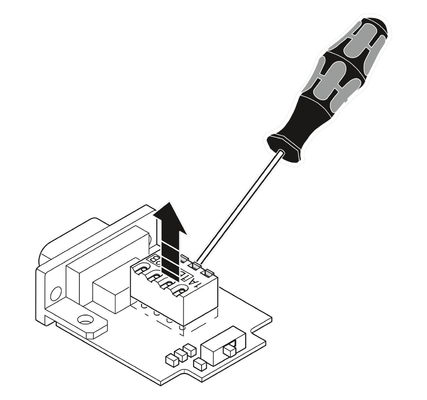 Professionele SUBCON-PLUS-PROFIB 2744348 Phoenix Contact D-SUB busconnector voor industriële