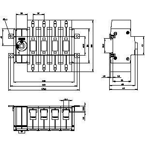 3KD3440-2NE10-0 Basic Devices Schachtschakelaars voor SENTRON 3KD tot 1600 A