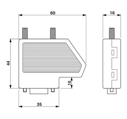Naadloze verbindingen met Phoenix Contact 2799490 SUBCON-PLUS F2 D-SUB Bus Connector