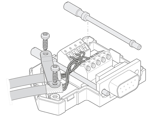 Naadloze verbindingen met Phoenix Contact 2799490 SUBCON-PLUS F2 D-SUB Bus Connector