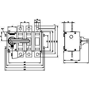 SENTRON 3KD tot 1600 A PLC 3KD4232-0PE10-0 Basisapparaten Schachtschakelaars
