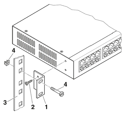 FL SWITCH 1924 Phoenix Contact Industrial Ethernet Switch met IP20 beschermingsniveau