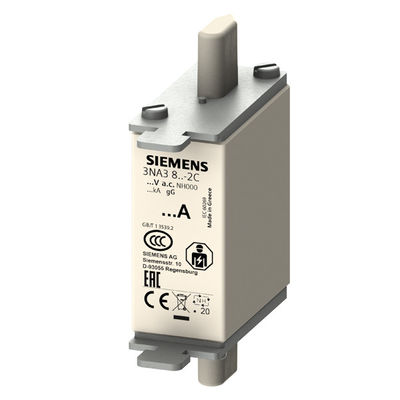 PLC 3NA3814-2C LV HRC Fuse Link GL/GG met voorzijdelijke indicator Grootte 000 Gemakkelijk te installeren