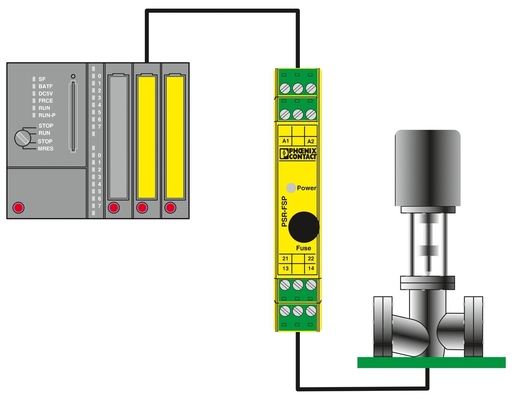 Compact Phoenix-contactkoppelingsrelais 2981978 PSR-SCP-24DC/FSP/1X1/1X2 17,5*114,5*99MM