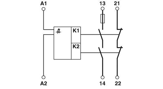 Compact Phoenix-contactkoppelingsrelais 2981978 PSR-SCP-24DC/FSP/1X1/1X2 17,5*114,5*99MM