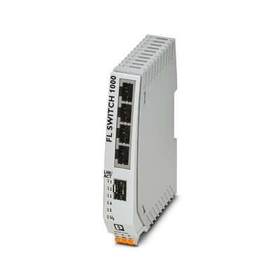 IP65-beschermingsniveau FL SWITCH 1108N Industrial Ethernet Switch voor EtherNet/IP-netwerk