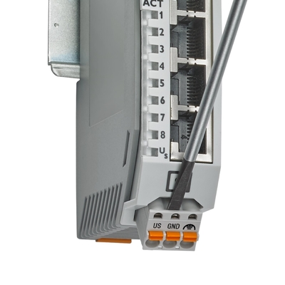 IP65-beschermingsniveau FL SWITCH 1108N Industrial Ethernet Switch voor EtherNet/IP-netwerk