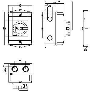 PLC 3LD2064-1GP53-0US2 Basic Devices Disconnecting Switch voor industriële toepassingen