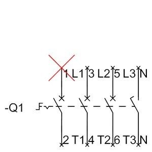 PLC 3LD2064-1TC53 Basisapparaten Ontkoppelingsschakelaar voor een soepele stroomverdeling