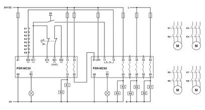 Phoenix Contact PSR-MC82-5NO-1NC-1DO-24DC-SC Spanningsrelais voor industriële toepassingen