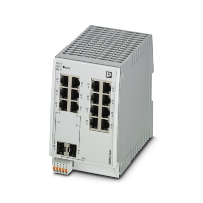 Industrial Ethernet Switch FL SWITCH 2214-2SFX EtherNet/IP Netwerk IP65 Beschermingsniveau