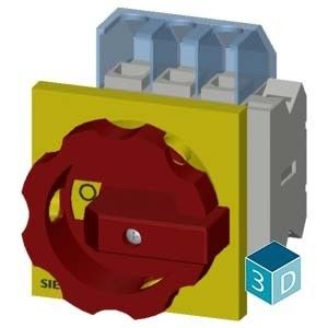 3LD2103-1TP53 Basisapparatuur voor het ontkoppelen van een schakelaar voor industriële elektriciteitsdistributie