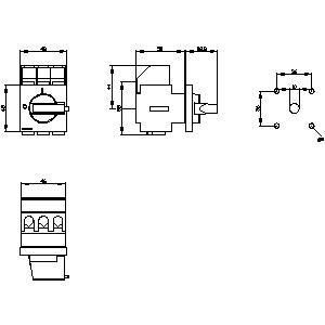 PLC 3LD2122-0TK13 Basic Devices Disconnecting Switch for Power Distribution (Basisapparaten voor het loskoppelen van schakelaars voor de distributie van stroom)