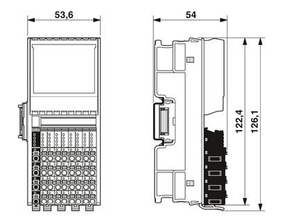 2701560 Phoenix Contact Automation Safety Module AXL F PSDO8/3 1F voor vervangende onderdelen