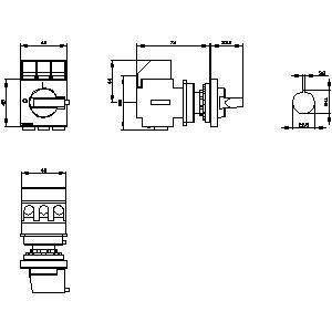 PLC 3LD2150-0TK13 Basic Devices Disconnecting Switch for Durable Power Distribution (Basisapparaten voor het loskoppelen van schakelaars voor duurzame stroomdistributie)