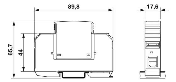 1 pool 2868020 VAL-MS 60 Phoenix Contact Type 2 Overspanningsbeschermer