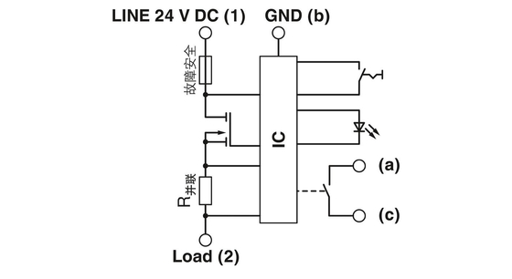24 V DC 2800904 CB E1 24DC/4A NO P Phoenix Contact Elektronische apparatuur Schakel