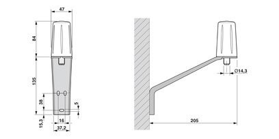 Verbeter je Phoenix Contact Automation Spare Parts met 5M TC ANT MOBILE WALL ANTENA