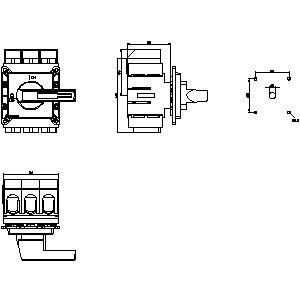 PLC 3LD2305-0TK13 Basic Devices Disconnecting Switch for Power Distribution (Basisapparaten voor het loskoppelen van de schakelaar voor stroomverdeling)
