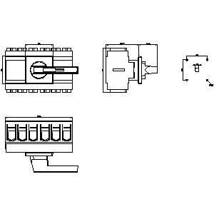 3LD2305-3VK13 Basic Devices Disconnecting Switch Perfect voor industriële automatisering
