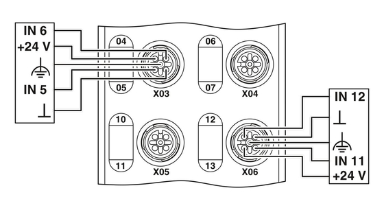 IP65/IP67 Beschermingsniveau 2701510 AXL E PN DI16 M12 6P Phoenix Contact Digitale Module