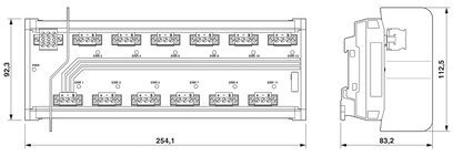 FB-12SP Koppeling voor automatiseringsonderdelen 2316310 Phoenix Contact Stabiel aansluiting