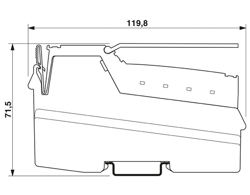 Phoenix Contact Bus Coupler IL MOD BK DI8 DO4-PAC Geschikt voor klantvereisten