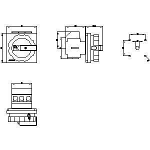 PLC 3LD2504-0TK51 Basic Devices Disconnecting Switch Perfect voor industriële automatisering