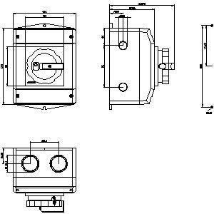 Precieze stroomverdeling met PLC 3LD2565-1TC53 Basic Devices Disconnecting Switch