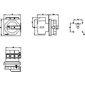 3LD2704-1TP51 Basic Devices Disconnecting Switch De ultieme oplossing voor industriële