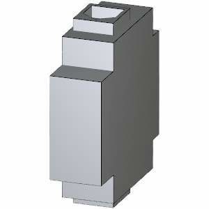 3LD9220-0B PLC-neutrale geleider en toebehorensterminal voor voorste montage van 3LD21/22