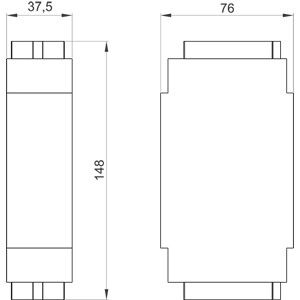 3LD9240-2B N- of PE-terminal voor 3LD2 3 en 3LD2 4 160 / 250 A Robuuste constructie