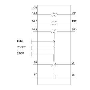 Theorie Spanningsrele 3RU6126-4CB0 voor motorbescherming Grootte S0 Klasse 10 34...40 A