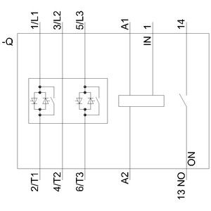 Siemens 3RW3028-1BB14 3RW30 Soft Starter Grootte S0 met bypass- en schroefterminals