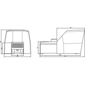 Siemens 3SE2924-3AA20 3SE29 Safety Foot Switch Cover Inclusief standaard max. Spanning