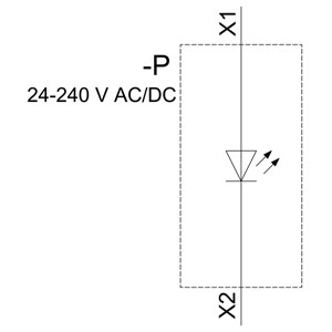 Voorste montage Siemens 3SU1401-1BH40-1AA0 SIRIUS ACT LED-module met schroefterminal