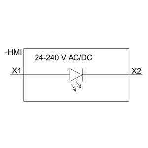 Voorste montage Siemens 3SU1401-1BH40-1AA0 SIRIUS ACT LED-module met schroefterminal