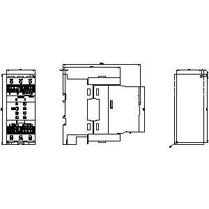 Siemens 3RW4047-1TB04 55kw 3RW40 Soft Starter met bypass en thermistor motorbescherming Grootte S3
