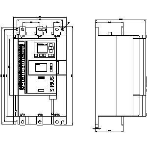 SIRIUS Soft Starter 3RW5544-6HA14 Grootte 4 schroefterminals voor zware toepassingen
