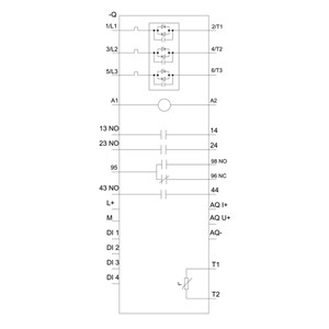 SIRIUS Soft Starter 3RW5544-6HA14 Grootte 4 schroefterminals voor zware toepassingen