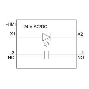 Siemens 3SU1152-0AB60-1BA0 Metalen glanzende verlichting Platte knop Momentane witte knop