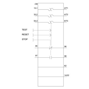Siemens 3RU6116-1CB1 Overbelastingsrelais 11...16 A Grootte S00 Klasse 10 voor motor alleen