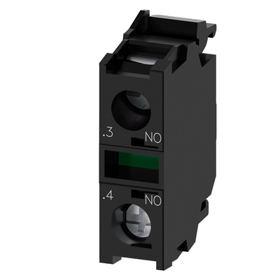 Voorste montage 1NO Schroefterminal Siemens 3SU1400-1AA10-1BA0 SIRIUS ACT Contactmodule