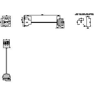 Siemens 3LD2814-0TK53 Basic Devices Disconnecting Switch Perfect voor industriële doeleinden