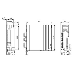 200 V 0,40 kW SINAMICS V90 Converter LI PROFINET FSB 6SL3210-5FB10-2UF2 van Siemens