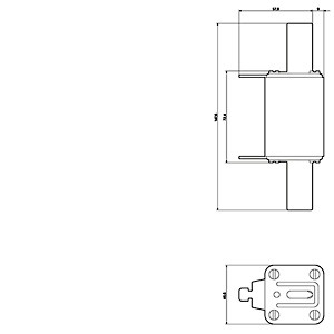 Siemens 3NA3240 LV HRC Fuse Link GL/GG met voorwielgrootte 2 AC 500V/DC 440V